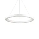 LED pendant luminaire ORACLE ROUND, Ø 70cm, 43W 3000K 2800lm, white