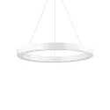 LED pendant luminaire ORACLE ROUND, Ø 60cm, 39W 3000K 2500lm, white
