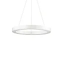 LED pendant luminaire ORACLE ROUND, Ø 50cm, 35W 3000K 2300lm, white