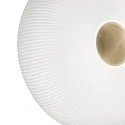 Ideal Lux Ceiling luminaire ARIZONA , 2 flames, Ø 30cm, incl. 2x GX53 3000K, satined brass / white