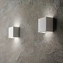 Ideal Lux Wall luminaire FLASH GESSO SMALL, Up/Down, G9 max. 40W, paintable plaster