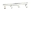 Ideal Lux Wall / Ceiling luminaire RUDY, 4 flames, GU10, adjustable, white