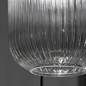 Ideal Lux Pendant luminaire MINT-2, Ø 20cm, E27, smoked glass / brass satin