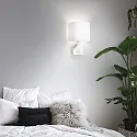 LED wall luminaire GEA MAP2 SQUARE, E27 + LED spot, 2 switches, without shade