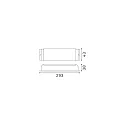 Ideal Lux Power supply for 24 Vdc LED Strips, IP20, 1-10V / Push-dimmable, 75W