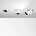 Recessed LED spot NOVA, IP20, 12W 3000K 1000lm 38°, adjustable, white