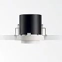 Recessed LED spot NOVA, IP20, 30W 3000K 3150lm 38°, adjustable, black