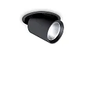 Recessed LED spot NOVA, IP20, 30W 3000K 3150lm 38°, adjustable, black