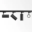 Ideal Lux LED 3-phase Track spot FOX BIG, 25W 3000K 2500lm 35°, black