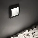Ideal Lux wall recessed luminaire WIRE FI D9 down, asymmetrical, switchable IP65, anthracite 
