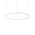 pendant luminaire HULAHOOP 815 round, adjustable IP20, white