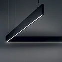 Ideal Lux pendant luminaire LINUS adjustable IP20, black dimmable