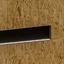 Ideal Lux pendant luminaire LINUS adjustable IP20, black dimmable