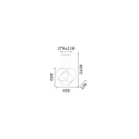 Ideal Lux pendant luminaire FRAME adjustable IP20, white