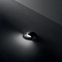 Ideal Lux floor recessed luminaire WAY 1-SIDE Ø 50MM round, walkable, one-sided G9 IP67, black