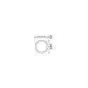 ceiling luminaire FLY 600 round IP20