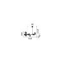Ideal Lux pendant luminaire PERLAGE 10 flames G9 IP20, black 
