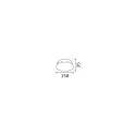 canopy MAGNETICO 8 LUCI round, 8-fold, white matt