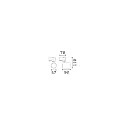 3-phase spot BYTE TRACK cylindrical, adjustable GU10 IP20, white matt 