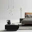 pendant luminaire EQUINOXE SP1 G4 IP20, chrome
