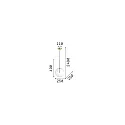Ideal Lux pendant luminaire EQUINOXE SP1 1 flame G4 IP20, brass