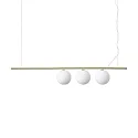 pendant luminaire PERLINE SP3 3 flames G9 IP20, brass