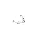 pendant luminaire PERLINE SP3 3 flames G9 IP20, black