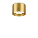 ceiling luminaire SPIKE PL1 ROUND GX53 down, round, rigid GX53 IP20, brass 
