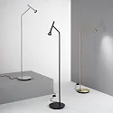 Ideal Lux floor lamp DIESIS swivelling, rotatable, with switch IP20, satined brass 
