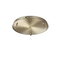 canopy ROUND STANDARD Ø 30CM 3-fold, round, brass, burnished