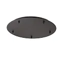 canopy ROUND STANDARD Ø 46CM 5-fold, round, black matt