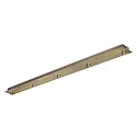 canopy LINEAR STANDARD 5-fold, square, brass, burnished