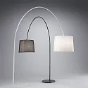 Ideal Lux floor lamp DORSALE E27 IP20, white