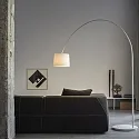 Ideal Lux floor lamp DORSALE E27 IP20, white