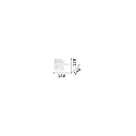 Ideal Lux wall luminaire PIANO AP LED LED IP20, black