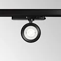 Ideal Lux 3-phase spot POV TRACK LED round, with adapter LED IP20, black