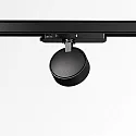 Ideal Lux 3-phase spot POV TRACK LED round, with adapter LED IP20, black