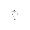Ideal Lux 3-phase spot FOX 8W SMALL / 1-10V 930 dimmable, adjustable IP20, white matt 