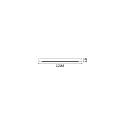canopy LINEAR ALL IN square, 6-fold, with cover, white matt