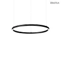 pendant luminaire ORACLE SLIM SP LED round IP20, black 