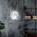 Ideal Lux wall luminaire OZ AP DALI/PUSH round, DALI controllable IP20, white matt dimmable