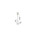 Ideal Lux pendant luminaire EQUINOXE SP1 G4 IP20, chrome