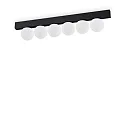 ceiling luminaire PING PONG IP20, black 