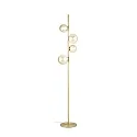 floor lamp PERLAGE 4 flames G9 IP20, satined brass 