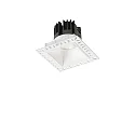 ceiling recessed luminaire GAME TRIMLESS SQUARE square, rigid, flush, UGR < 19, switchable IP40/IP20, white 