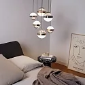 Ideal Lux pendant luminaire GALAXY  IP20, copper, brass, nickel 