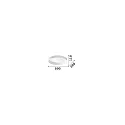 Ideal Lux ceiling luminaire ZIGGY 80 IP20, black 