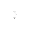 Ideal Lux bollard lamp TORRE 60 E27 IP65, coffee brown dimmable