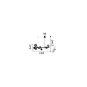 Ideal Lux pendant luminaire PERLAGE 10 flames G9 IP20, satined brass 