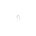 Ideal Lux reflector lamp ZEUS square, white